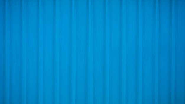 Blue corrugated metal background and texture surface