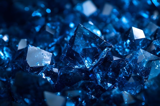 Blue Crystal Texture