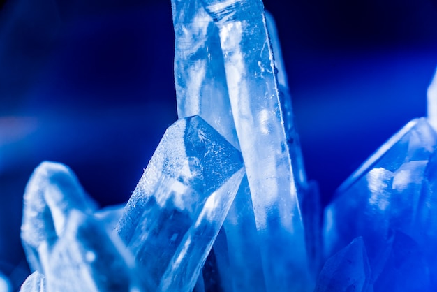 Blue crystal texture