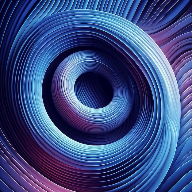 Blue Curve Background