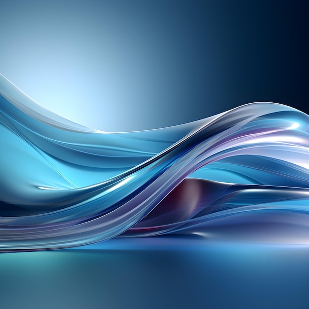 Blue curve background