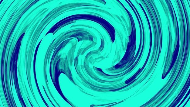 Blue and cyan color swirl liquid illustration background