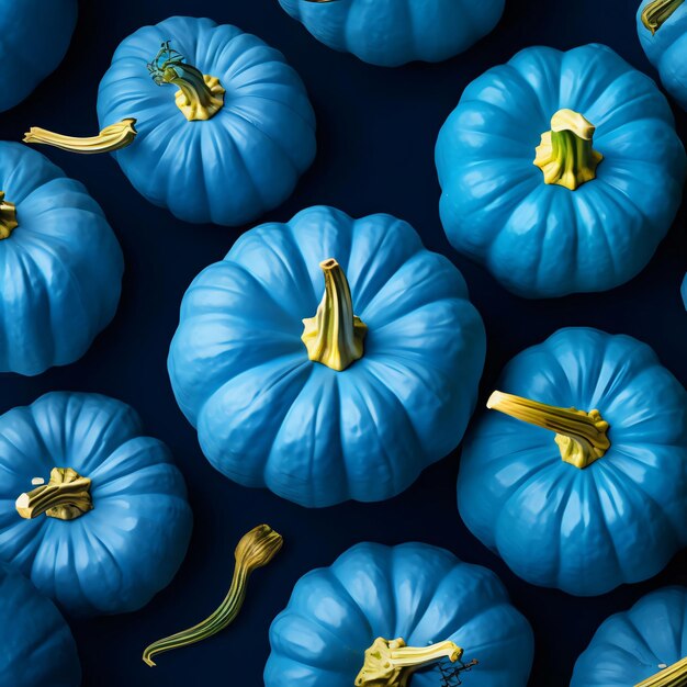 blue decorative muscadine pumpkins