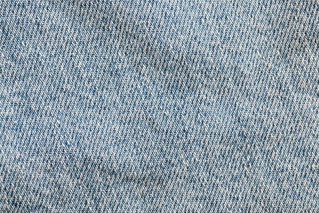 Blue denim fabric material details