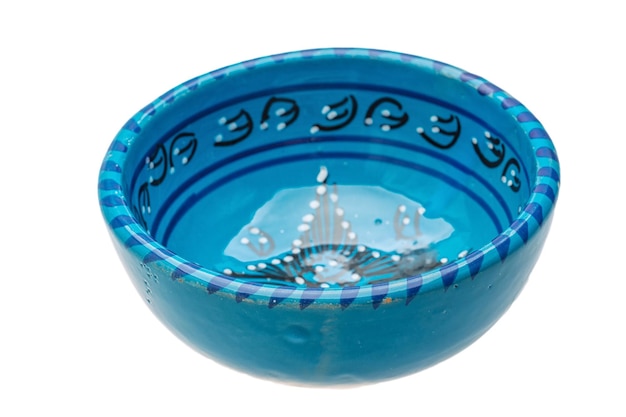 Blue empty bowl