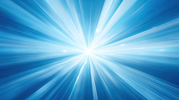 blue energy burst light rays with intensity dynamic burst of blue light rays background