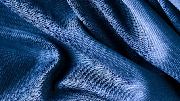 Blue fabric cloth background texture