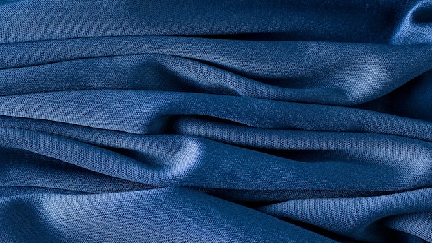 Blue fabric cloth background texture