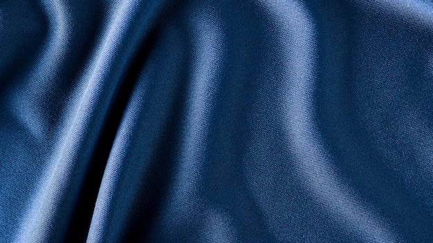 Blue fabric cloth background texture