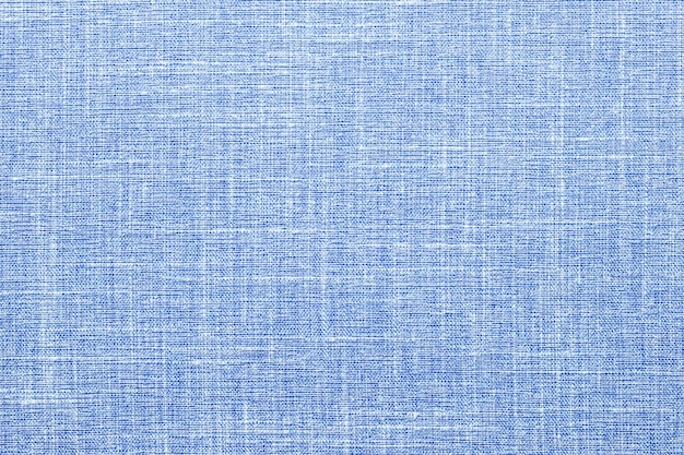 Blue fabric texture natural linen textile as background