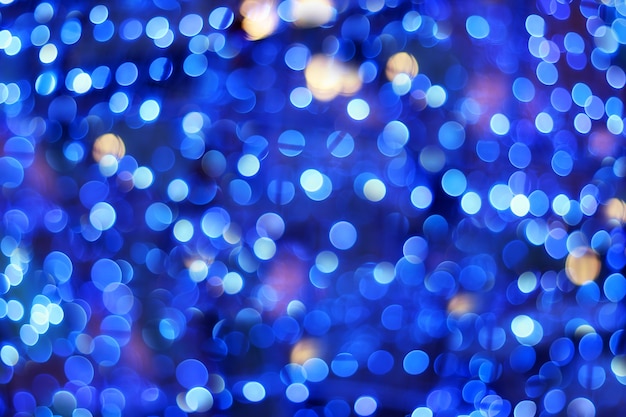 Blue festive blurred background 