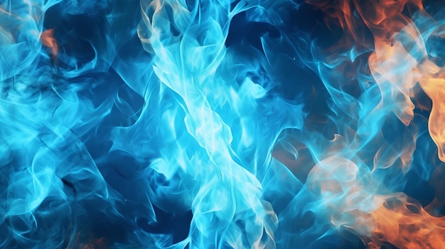 Blue Flame Background