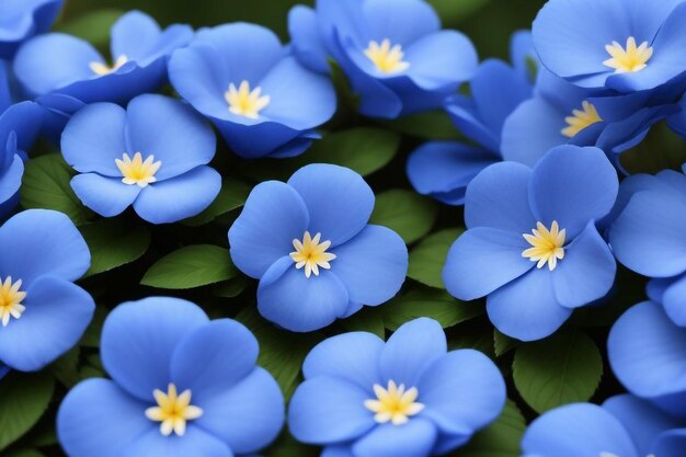 Photo blue flower background