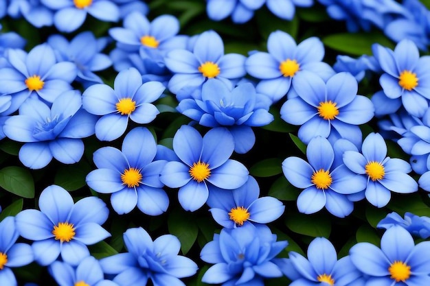 Photo blue flower background