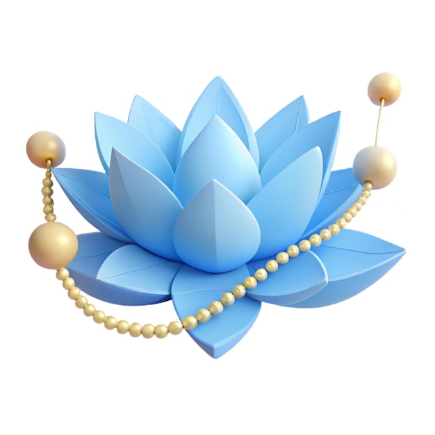 a blue flower is made by the company of the company