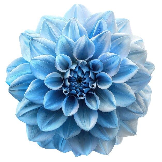 Photo a blue flower with the word  blue  on it