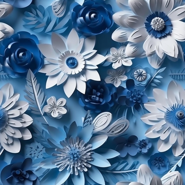 Blue flowers wallpapers that are made by the company blue flowers wallpapers