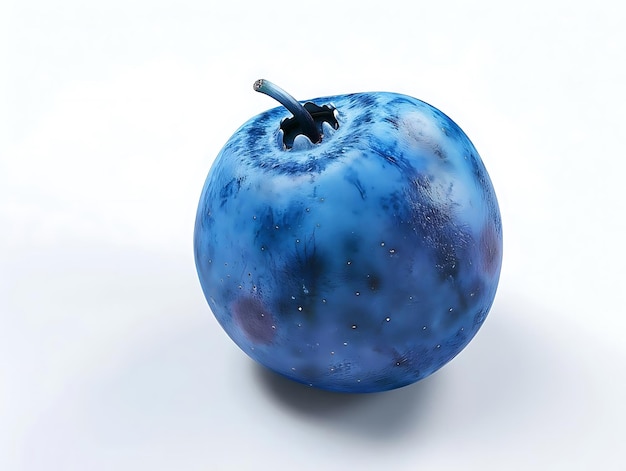 Blue Fruit Illustration 3D Render