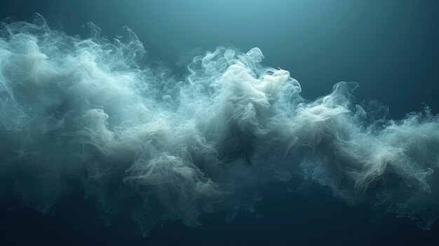 Blue Futuristic Soft Smoke Gradient Flow Background HD Illustrations