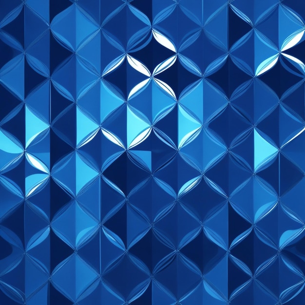 Blue geometric shapes on abstract background