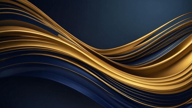 Blue and gold abstract background