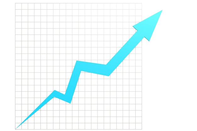 Blue graph in chart table