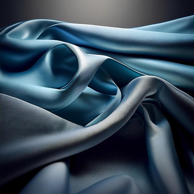 Photo a blue and gray blanket with a blue and gray design