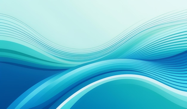 A blue and green abstract background with a blue and green wave