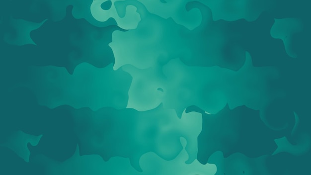 A blue and green abstract background with the bubbles in the water.