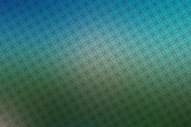 Blue and green background with a pattern of geometric shapes