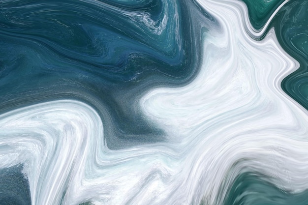 A blue and green marble background with a white swirl.