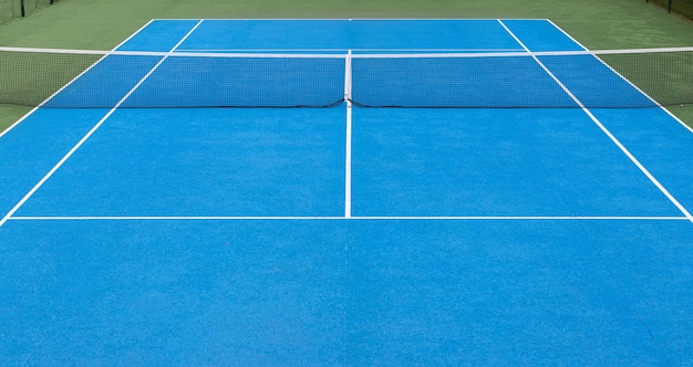 Blue and green Tennis court background