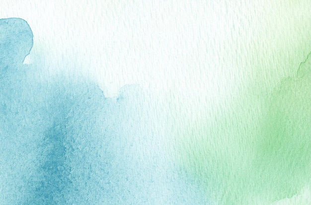 Blue and green watercolor Abstract background