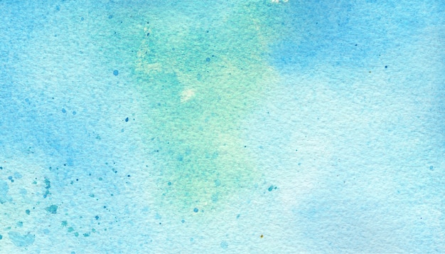 Blue & Green Watercolor Background