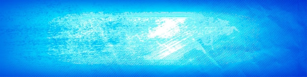 Blue grunge abstract Panorama Background