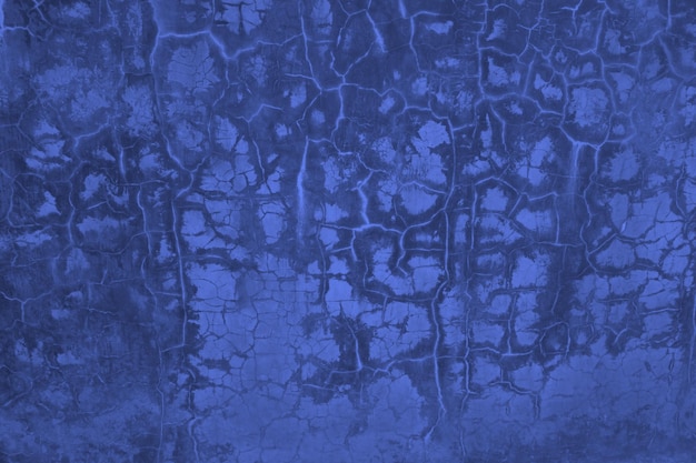 Blue grunge concrete wall abstract background