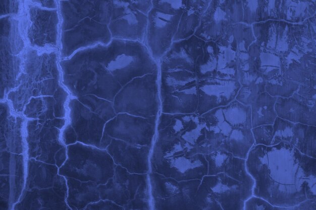 Blue grunge concrete wall abstract background