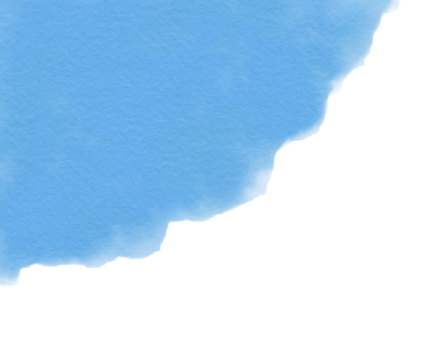 Blue Hand Drawn Abstract Watercolor Painting Background