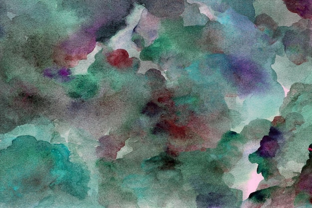 Blue handdrawn watercolor background