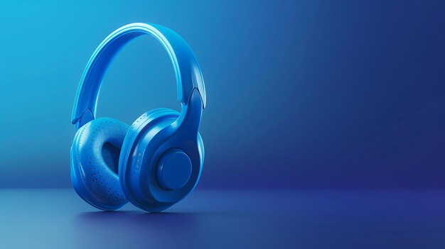 Blue headphones fun wireless headphones for listening