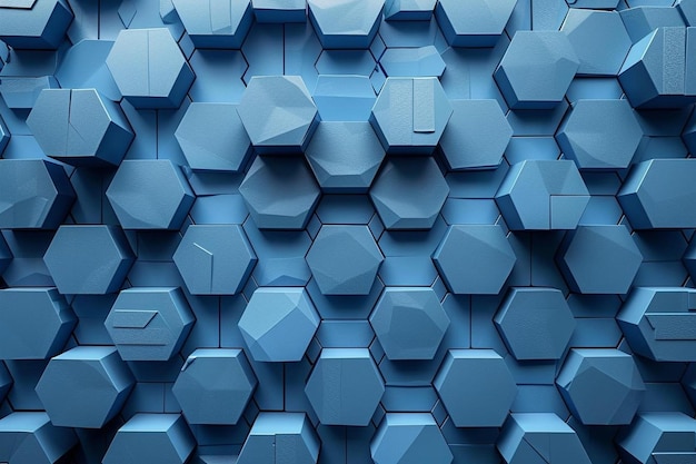 Blue hex backgrounds for networking