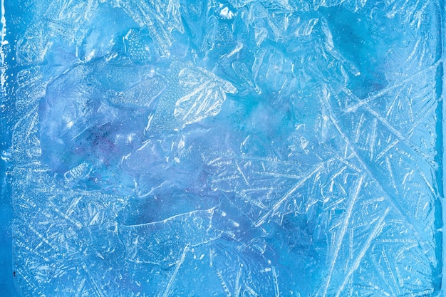 Blue ice background