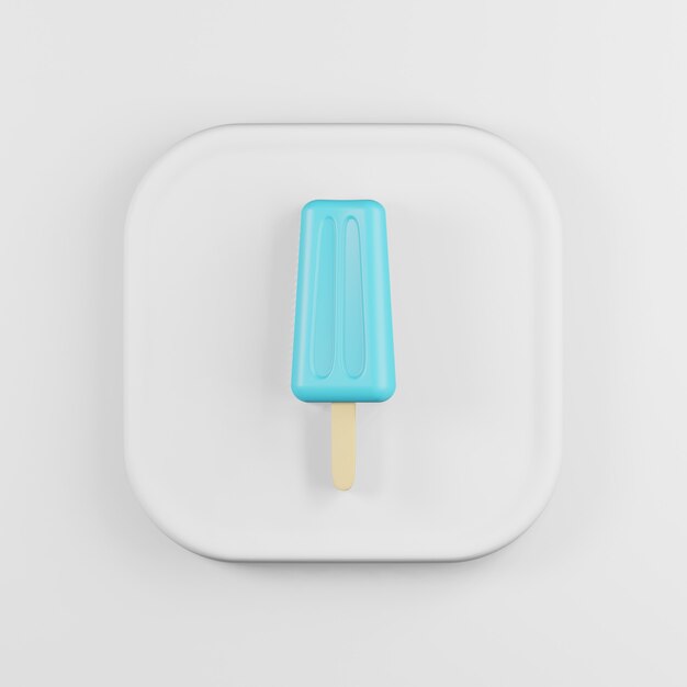 Blue ice cream icon