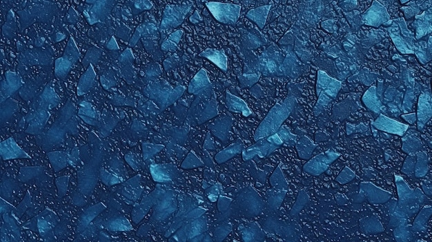 A blue ice texture with a pattern of ice on it.