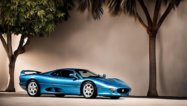 Blue Jaguar XJ220