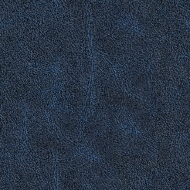 Blue leather vintage style texture Seamless square background