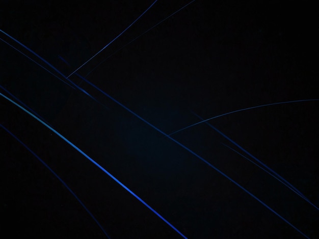 a blue line in the dark shows a blue line