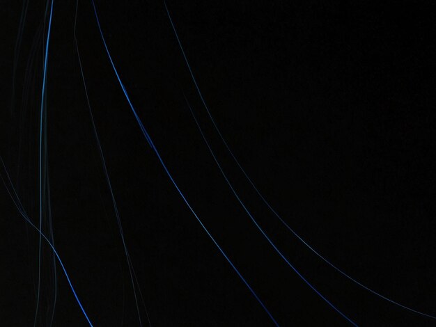 a blue line in the dark