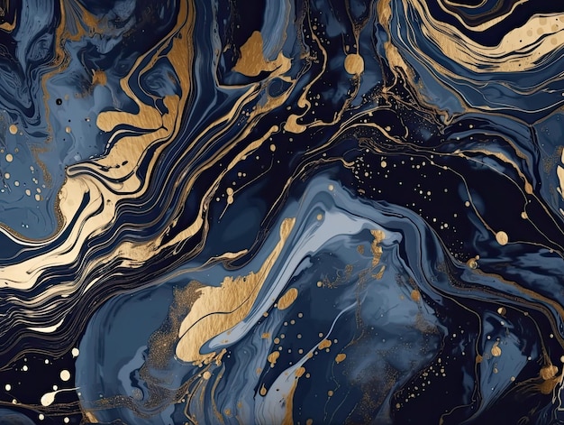 A blue marble wallpaper that says gold on it.