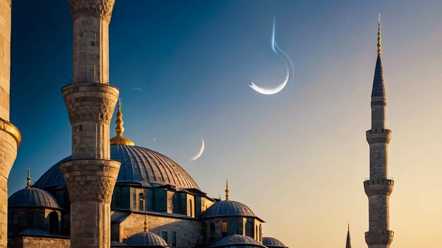 Blue Mosque at Sunset